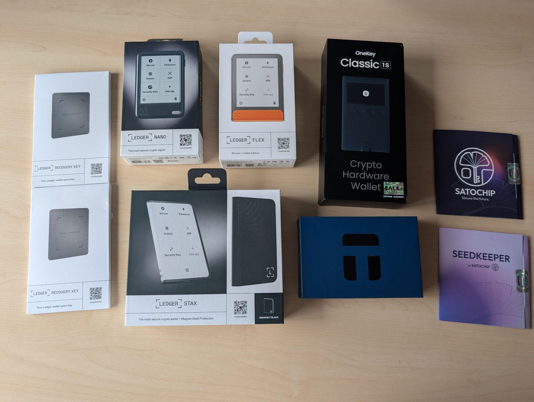 Diverse GEÖFFNETE Hardwarewallets zu verkaufen – Bild 2