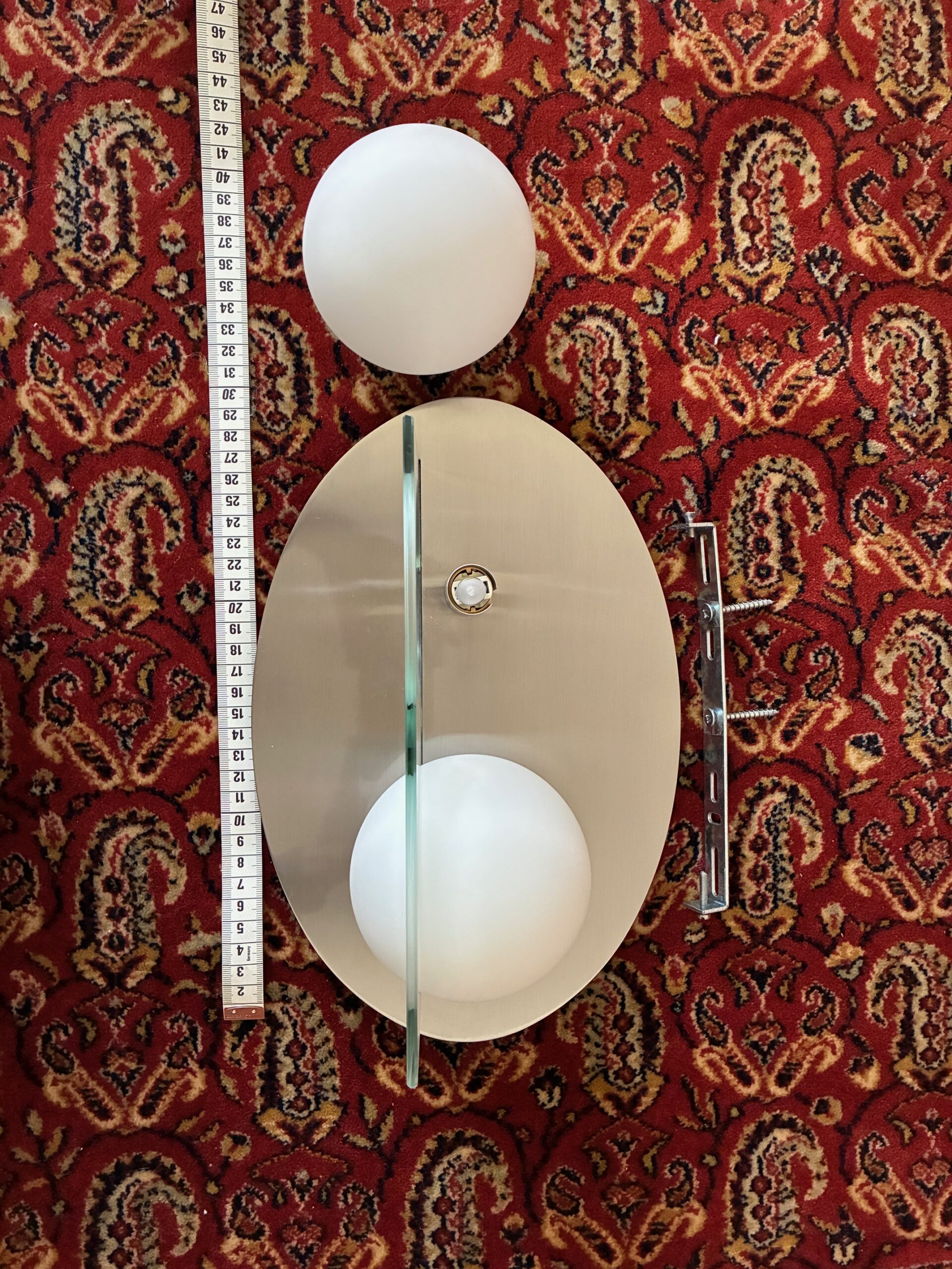 Wandleuchte mit zwei Halogenlämpchen – Bild 2